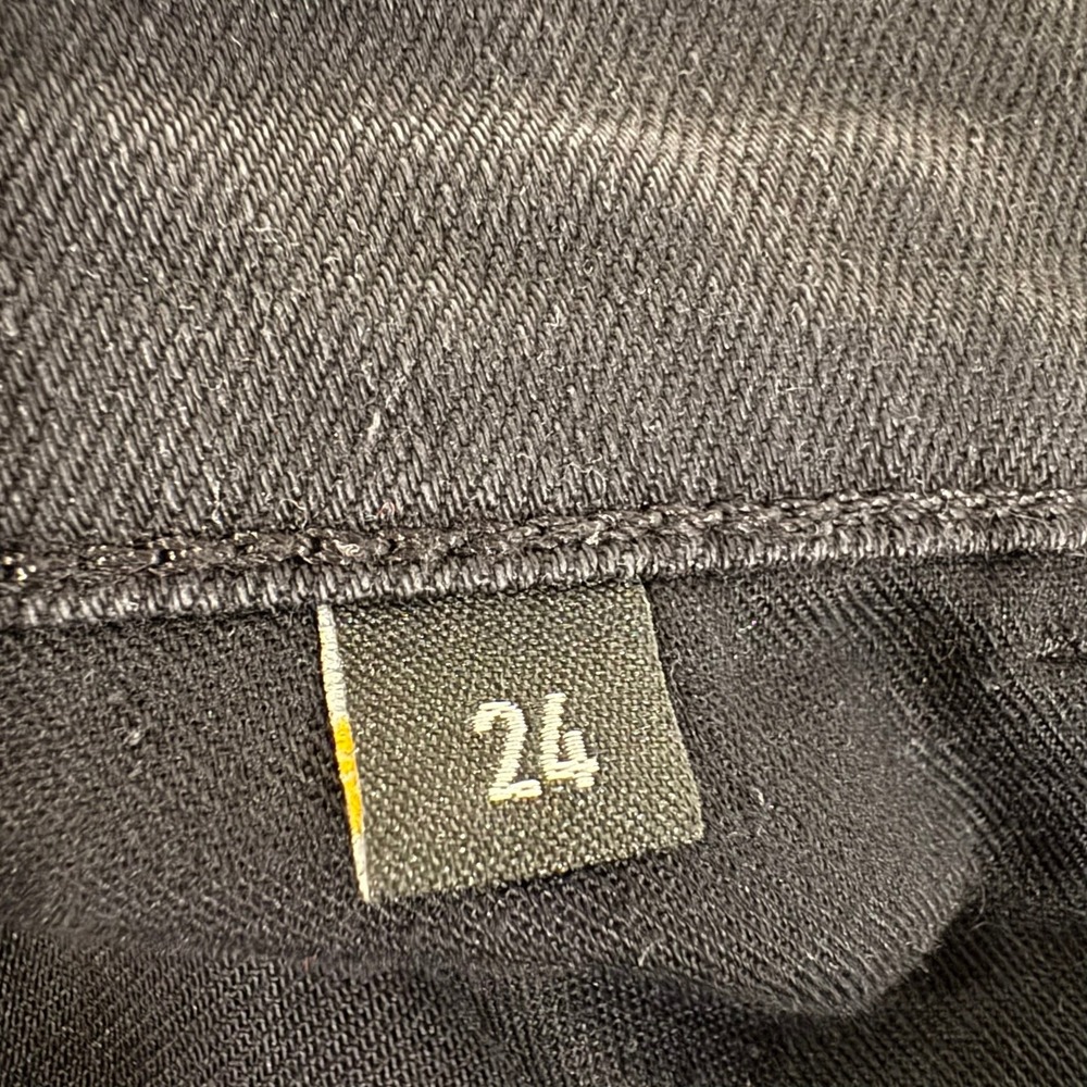 Imogene + Willie | Elizabeth Black High Rise Distressed Jeans Size 24 - Picture 4 of 6